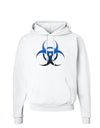 Biohazard Symbol Blue Stone - Apocalypse Hoodie Sweatshirt-Hoodie-TooLoud-White-Small-Davson Sales