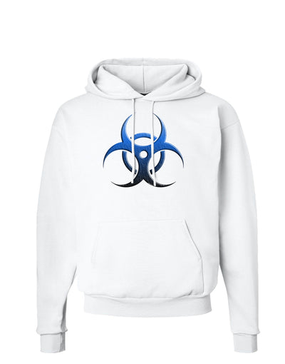 Biohazard Symbol Blue Stone - Apocalypse Hoodie Sweatshirt-Hoodie-TooLoud-White-Small-Davson Sales