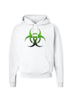 Biohazard Symbol Green Stone-Apocalypse Hoodie Sweatshirt-Hoodie-TooLoud-White-Small-Davson Sales