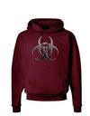 Biohazard Symbol Grey Stone - Apocalypse Dark Hoodie Sweatshirt-Hoodie-TooLoud-Maroon-Small-Davson Sales