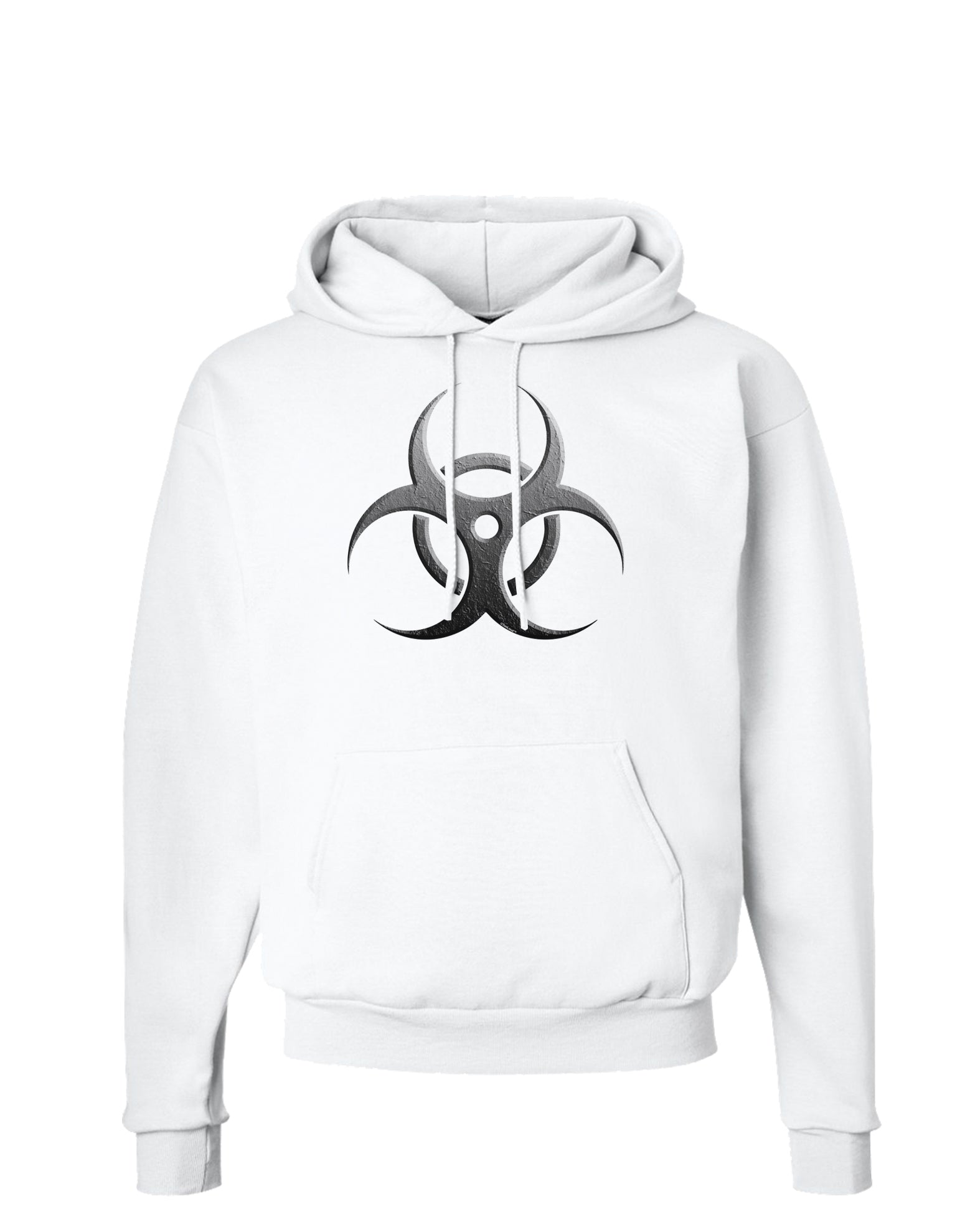 Biohazard Symbol Grey Stone - Apocalypse Hoodie Sweatshirt-Hoodie-TooLoud-White-Small-Davson Sales