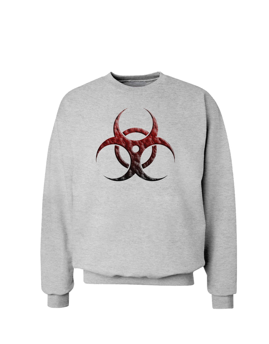 Biohazard Symbol Molecules - Apocalypse Sweatshirt-Sweatshirts-TooLoud-White-Small-Davson Sales