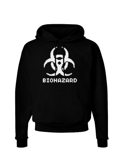 Biohazard Symbol Pixels - Apocalypse Dark Hoodie Sweatshirt-Hoodie-TooLoud-Black-Small-Davson Sales