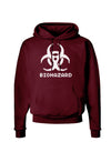 Biohazard Symbol Pixels - Apocalypse Dark Hoodie Sweatshirt-Hoodie-TooLoud-Maroon-Small-Davson Sales