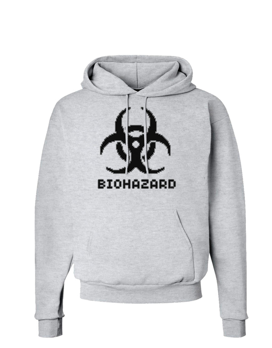 Biohazard Symbol Pixels - Apocalypse Hoodie Sweatshirt-Hoodie-TooLoud-White-Small-Davson Sales