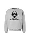 Biohazard Symbol Pixels - Apocalypse Sweatshirt-Sweatshirts-TooLoud-AshGray-Small-Davson Sales