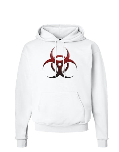 Biohazard Symbol Red Stone - Apocalypse Hoodie Sweatshirt-Hoodie-TooLoud-White-Small-Davson Sales