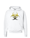 Biohazard Symbol Yellow Stone Apocalypse Hoodie Sweatshirt-Hoodie-TooLoud-White-Small-Davson Sales