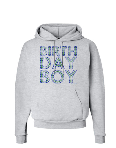 Birthday Boy - Blue and Green Dots Hoodie Sweatshirt by TooLoud-Hoodie-TooLoud-AshGray-Small-Davson Sales