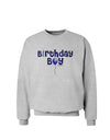 Birthday Boy - Candle and Balloon Sweatshirt by TooLoud-Sweatshirts-TooLoud-AshGray-Small-Davson Sales