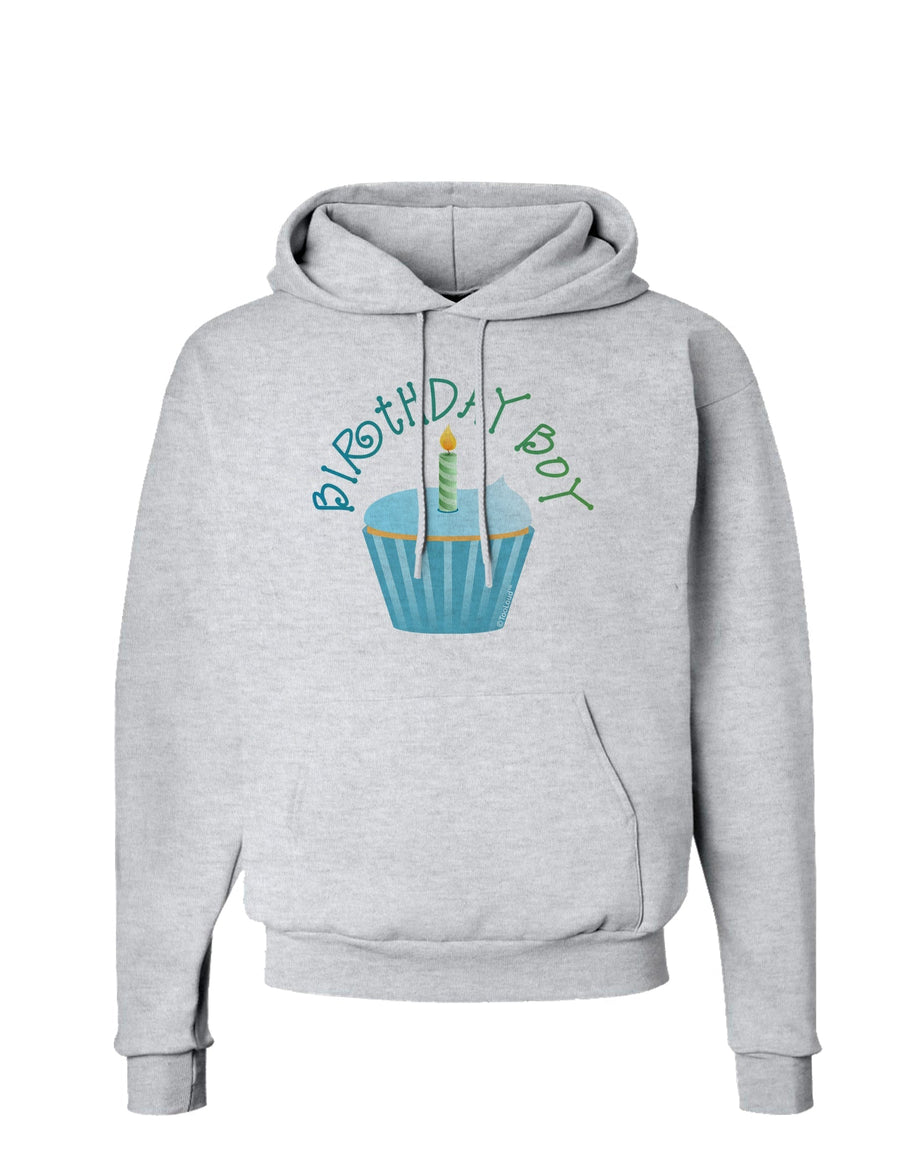 Birthday Boy - Candle Cupcake Hoodie Sweatshirt by TooLoud-Hoodie-TooLoud-White-Small-Davson Sales