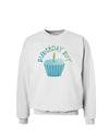 Birthday Boy - Candle Cupcake Sweatshirt by TooLoud-Sweatshirts-TooLoud-White-Small-Davson Sales