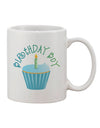 Birthday Celebration - Cupcake Print 11 oz Coffee Mug by TooLoud-11 OZ Coffee Mug-TooLoud-White-Davson Sales