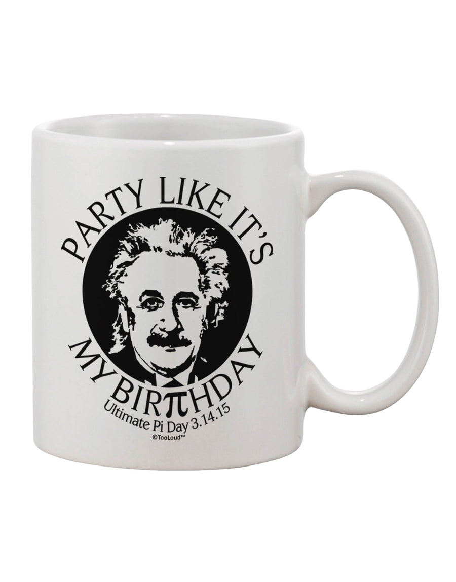 Birthday Design Printed 11 oz Coffee Mug - The Ultimate Pi Day Essential by TooLoud-11 OZ Coffee Mug-TooLoud-White-Davson Sales