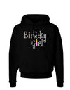 Birthday Girl - Birthday Candles Dark Hoodie Sweatshirt by TooLoud-Hoodie-TooLoud-Black-Small-Davson Sales