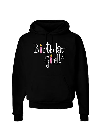 Birthday Girl - Birthday Candles Dark Hoodie Sweatshirt by TooLoud-Hoodie-TooLoud-Black-Small-Davson Sales