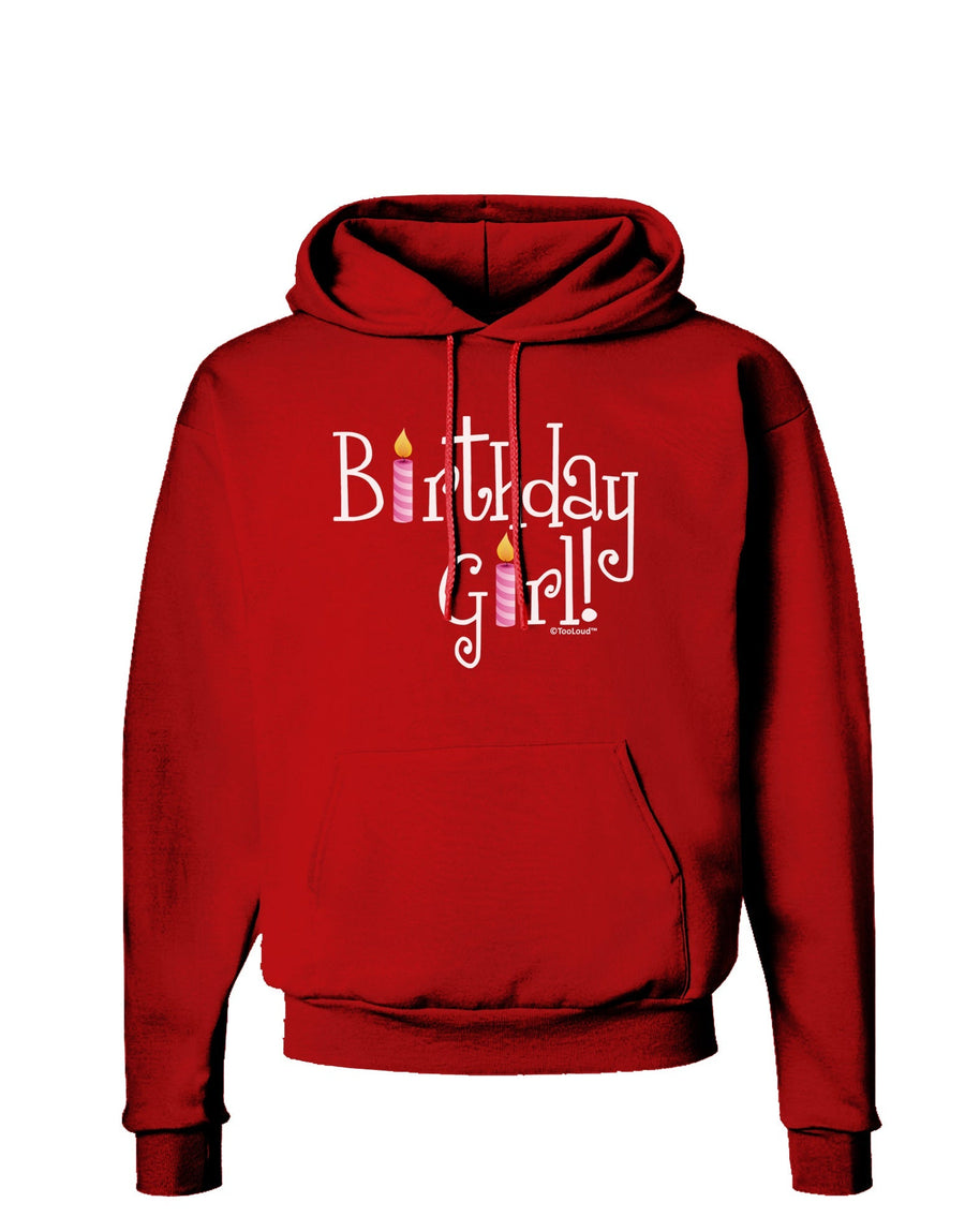 Birthday Girl - Birthday Candles Dark Hoodie Sweatshirt by TooLoud-Hoodie-TooLoud-Black-Small-Davson Sales