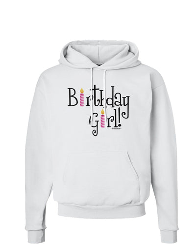 Birthday Girl - Birthday Candles Hoodie Sweatshirt by TooLoud-Hoodie-TooLoud-White-Small-Davson Sales