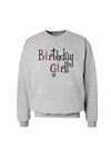 Birthday Girl - Birthday Candles Sweatshirt by TooLoud-Sweatshirts-TooLoud-AshGray-Small-Davson Sales