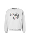 Birthday Girl - Birthday Candles Sweatshirt by TooLoud-Sweatshirts-TooLoud-White-Small-Davson Sales