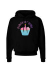 Birthday Girl - Candle Cupcake Dark Hoodie Sweatshirt by TooLoud-Hoodie-TooLoud-Black-Small-Davson Sales