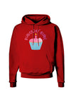 Birthday Girl - Candle Cupcake Dark Hoodie Sweatshirt by TooLoud-Hoodie-TooLoud-Red-Small-Davson Sales