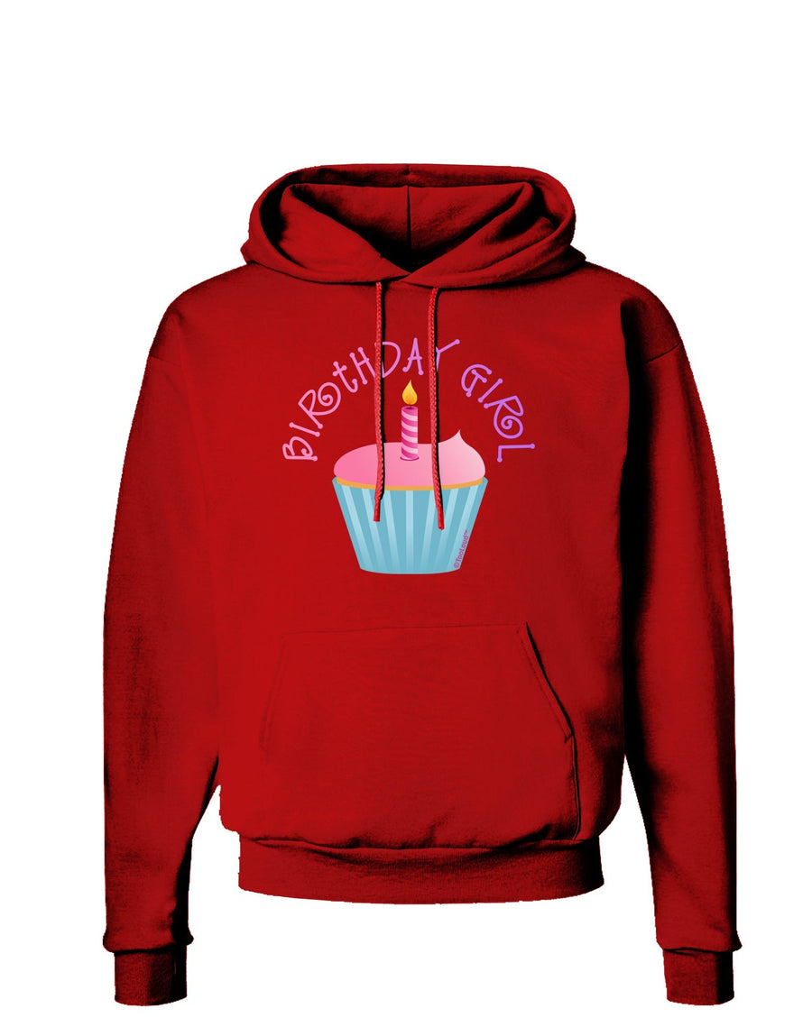 Birthday Girl - Candle Cupcake Dark Hoodie Sweatshirt by TooLoud-Hoodie-TooLoud-Black-Small-Davson Sales