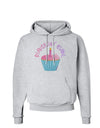 Birthday Girl - Candle Cupcake Hoodie Sweatshirt by TooLoud-Hoodie-TooLoud-AshGray-Small-Davson Sales