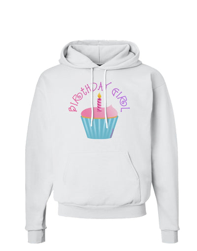 Birthday Girl - Candle Cupcake Hoodie Sweatshirt by TooLoud-Hoodie-TooLoud-White-Small-Davson Sales