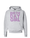 Birthday Girl - Pink and Purple Dots Hoodie Sweatshirt by TooLoud-Hoodie-TooLoud-AshGray-Small-Davson Sales