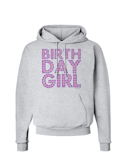 Birthday Girl - Pink and Purple Dots Hoodie Sweatshirt by TooLoud-Hoodie-TooLoud-AshGray-Small-Davson Sales