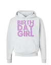 Birthday Girl - Pink and Purple Dots Hoodie Sweatshirt by TooLoud-Hoodie-TooLoud-White-Small-Davson Sales