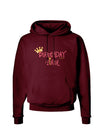 Birthday Girl - Princess Crown and Wand Dark Hoodie Sweatshirt by TooLoud-Hoodie-TooLoud-Maroon-Small-Davson Sales