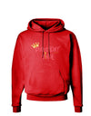 Birthday Girl - Princess Crown and Wand Dark Hoodie Sweatshirt by TooLoud-Hoodie-TooLoud-Red-Small-Davson Sales