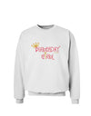 Birthday Girl - Princess Crown and Wand Sweatshirt by TooLoud-Sweatshirts-TooLoud-White-Small-Davson Sales