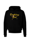 Birthday Girl Text Dark Hoodie Sweatshirt by TooLoud-Hoodie-TooLoud-Black-Small-Davson Sales