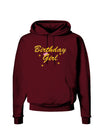 Birthday Girl Text Dark Hoodie Sweatshirt by TooLoud-Hoodie-TooLoud-Maroon-Small-Davson Sales