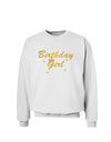 Birthday Girl Text Sweatshirt by TooLoud-Sweatshirts-TooLoud-White-Small-Davson Sales