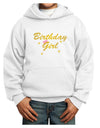 Birthday Girl Text Youth Hoodie Pullover Sweatshirt by TooLoud-Youth Hoodie-TooLoud-White-XS-Davson Sales