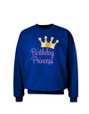 Birthday Princess - Tiara Adult Dark Sweatshirt by TooLoud-Sweatshirts-TooLoud-Deep-Royal-Blue-Small-Davson Sales