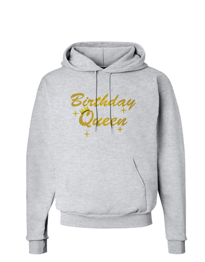 Birthday Queen Text Hoodie Sweatshirt by TooLoud-Hoodie-TooLoud-AshGray-Small-Davson Sales