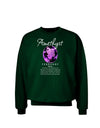 Birthstone Amethyst Dark Adult Dark Sweatshirt-Sweatshirt-TooLoud-Deep-Forest-Green-Small-Davson Sales