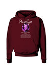 Birthstone Amethyst Dark Dark Hoodie Sweatshirt-Hoodie-TooLoud-Maroon-Small-Davson Sales