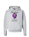 Birthstone Amethyst Hoodie Sweatshirt-Hoodie-TooLoud-AshGray-Small-Davson Sales