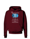 Birthstone Aquamarine Dark Hoodie Sweatshirt-Hoodie-TooLoud-Maroon-Small-Davson Sales