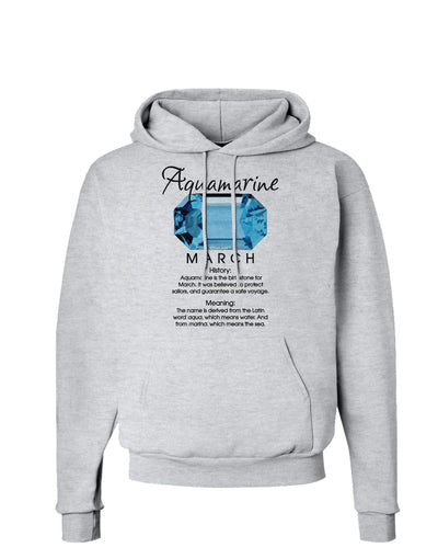 Birthstone Aquamarine Hoodie Sweatshirt-Hoodie-TooLoud-AshGray-Small-Davson Sales