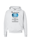 Birthstone Aquamarine Hoodie Sweatshirt-Hoodie-TooLoud-White-Small-Davson Sales