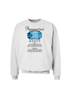 Birthstone Aquamarine Sweatshirt-Sweatshirt-TooLoud-White-Small-Davson Sales