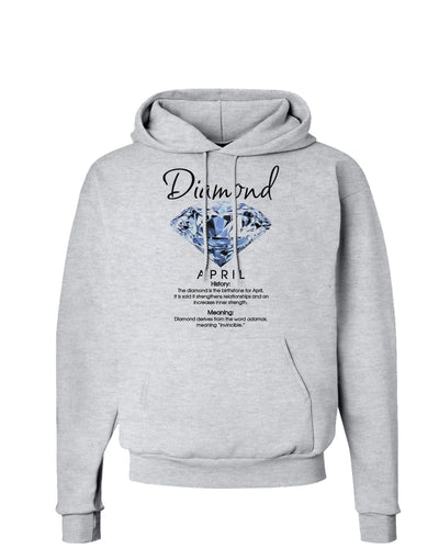 Birthstone Diamond Hoodie Sweatshirt-Hoodie-TooLoud-AshGray-Small-Davson Sales