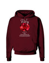 Birthstone Ruby Dark Hoodie Sweatshirt-Hoodie-TooLoud-Maroon-Small-Davson Sales